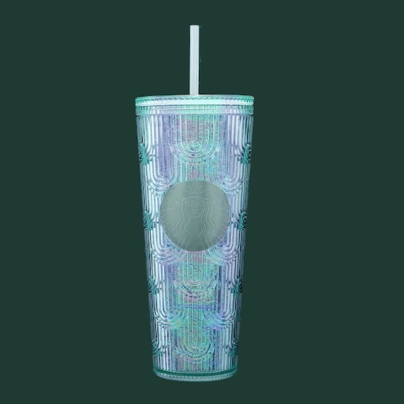 Starbucks Iridescent Mermaid Scale Tumbler Cold Cup - Picture 5 of 5